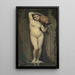 La Source - Jean-Auguste-Dominique Ingres — inramlat konstverk på väggen