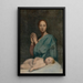 La Vierge avec l'Enfant Jésus endormi - Jean-Auguste-Dominique Ingres — inramlat konstverk på väggen