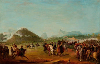 Jean Baptiste Debret - Review of the Troops Headed for Montevideo at Praia Grande.webp