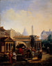 Le marché Saint-Martin - Jean Baptiste Lecoeur — vy av konstverket