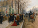 Efter mässan i helgedomen Sainte-Trinité, jul 1890 - Jean Béraud — vy av konstverket