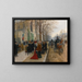 Efter mässan i helgedomen Sainte-Trinité, jul 1890 - Jean Béraud — inramlat konstverk på väggen