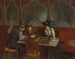 vid caféet - Jean Béraud — vy av konstverket