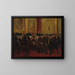 Au cercle - Jean Béraud — inramlat konstverk på väggen