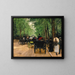 Bois de Boulogne - Jean Béraud — inramlat konstverk på väggen
