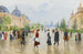 Entre le Petit et le Grand Palais, avenue Alexandre-III - Jean Béraud — vy av konstverket