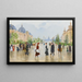 Entre le Petit et le Grand Palais, avenue Alexandre-III - Jean Béraud — inramlat konstverk på väggen