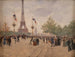 Entréen till världsutställningen 1889 - Jean Béraud — vy av konstverket