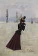 ung kvinna på Place de la Concorde - Jean Béraud — vy av konstverket