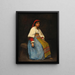 L'Italienne - Jean Béraud — inramlat konstverk på väggen
