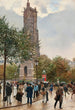 La Tour Saint-Jacques - Jean Béraud — vy av konstverket