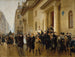 La sortie du lycée Condorcet - Jean Béraud — vy av konstverket