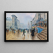 Le boulevard Saint-Denis Paris - Jean Béraud — inramlat konstverk på väggen