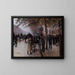 Le boulevard des Capucines le soir devant le Café Napolitain - Jean Béraud — inramlat konstverk på väggen