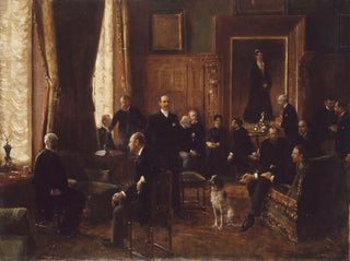 Le salon de la comtesse Potocka - Jean Béraud — vy av konstverket