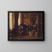 Le salon de la comtesse Potocka - Jean Béraud — inramlat konstverk på väggen