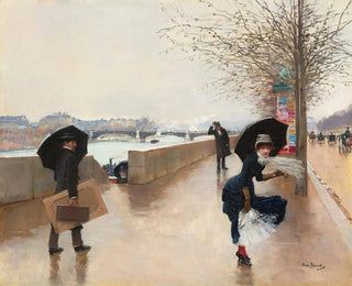 Le Vent - Jean Béraud — vy av konstverket