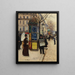 Les grands boulevards - Jean Béraud — inramlat konstverk på väggen
