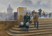 modist på Pont des Arts - Jean Béraud — vy av konstverket