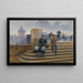modist på Pont des Arts - Jean Béraud — inramlat konstverk på väggen