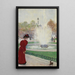 Parisienne vid rondellen vid Champs-Élysées - Jean Béraud — inramlat konstverk på väggen