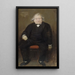Portrait av Ernest Renan 1823-1892 filosof - Jean Béraud — inramlat konstverk på väggen