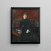 Portrait de Reine Bourdais - Jean Béraud — inramlat konstverk på väggen