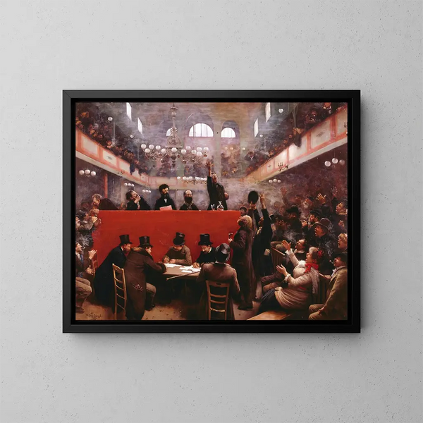 Salle Graffard - Jean Béraud — inramlat konstverk på väggen