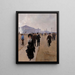 scenen på Concorde-platsen - Jean Béraud — inramlat konstverk på väggen