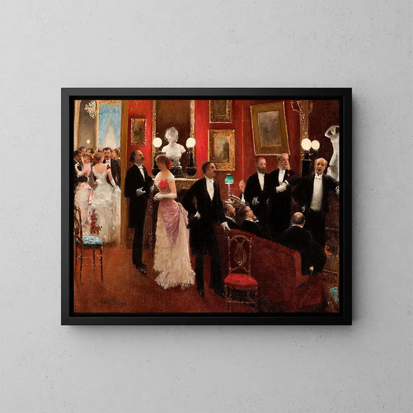 balscen - Jean Béraud — inramlat konstverk på väggen
