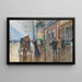 Parisisk gatubild - Jean Béraud — inramlat konstverk på väggen
