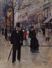 På boulevard - Jean Béraud — vy av konstverket