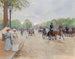 På Champs-Élysées - Jean Béraud — vy av konstverket