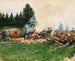 en träman i en bergsby - Jean Béraud — vy av konstverket