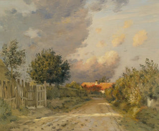 Jean Charles Cazin - Early Evening In The French Countryside.webp