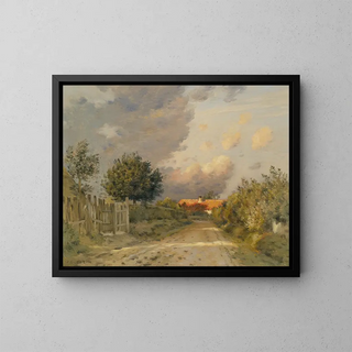 Jean Charles Cazin - Early Evening In The French Countryside.webp