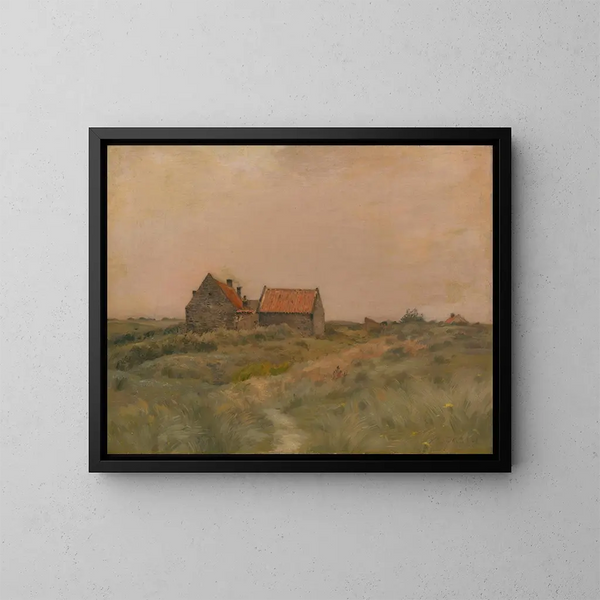 Oktoberdagen - Jean-Charles Cazin — inramlat konstverk på väggen