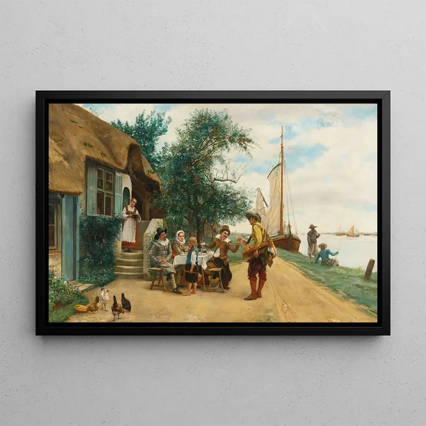 Jean Charles Meissonier - An act of kindness.webp