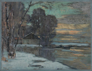 Jean Constant Pape - Canal de lOurcq en hiver.webp