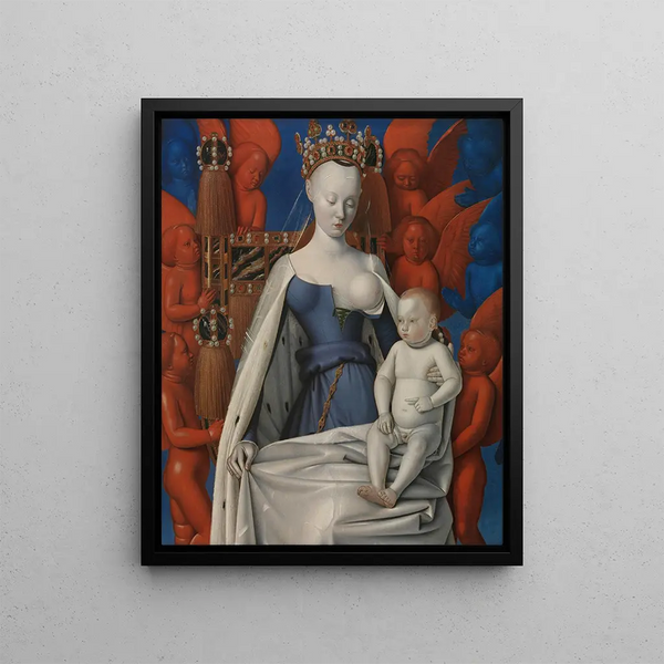 Jean Fouquet - Virgin and Child Surrounded by Angels.webp