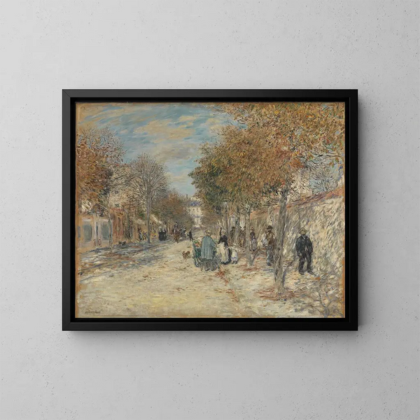 Porte au soleil - Jean François Raffaëlli — inramlat konstverk på väggen