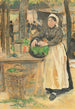 La Cuisinière au marché - Jean François Raffaëlli — vy av konstverket