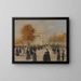 Les Champs-Élysées - Jean François Raffaëlli — inramlat konstverk på väggen