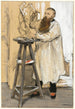 Portrait av skulptören Auguste Rodin i hans ateljé - Jean François Raffaëlli — vy av konstverket