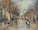 Rue à Asnières - Jean François Raffaëlli — vy av konstverket