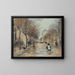 Rue à Asnières - Jean François Raffaëlli — inramlat konstverk på väggen