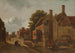 Le Kalvermarkt à La Haye - Jean François Valois — vy av konstverket