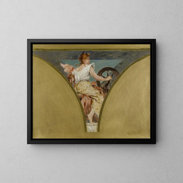 La Tapisserie - Jean Joseph Weerts — inramlat konstverk på väggen
