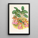 Cattleya schilleriana - Jean Jules Linden — inramlat konstverk på väggen