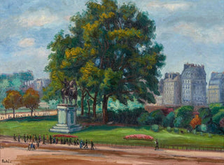 Jean Misceslas Peske - Statue de Charlemagne parvis de NotreDame.webp